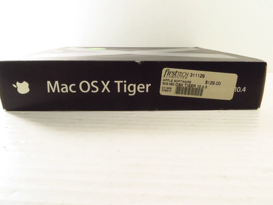 Apple Mac OS X v10.4.3 Tiger - DVD (MA190Z/A), Brand NEW SEALED, RARE!!! - Image 4 of 4