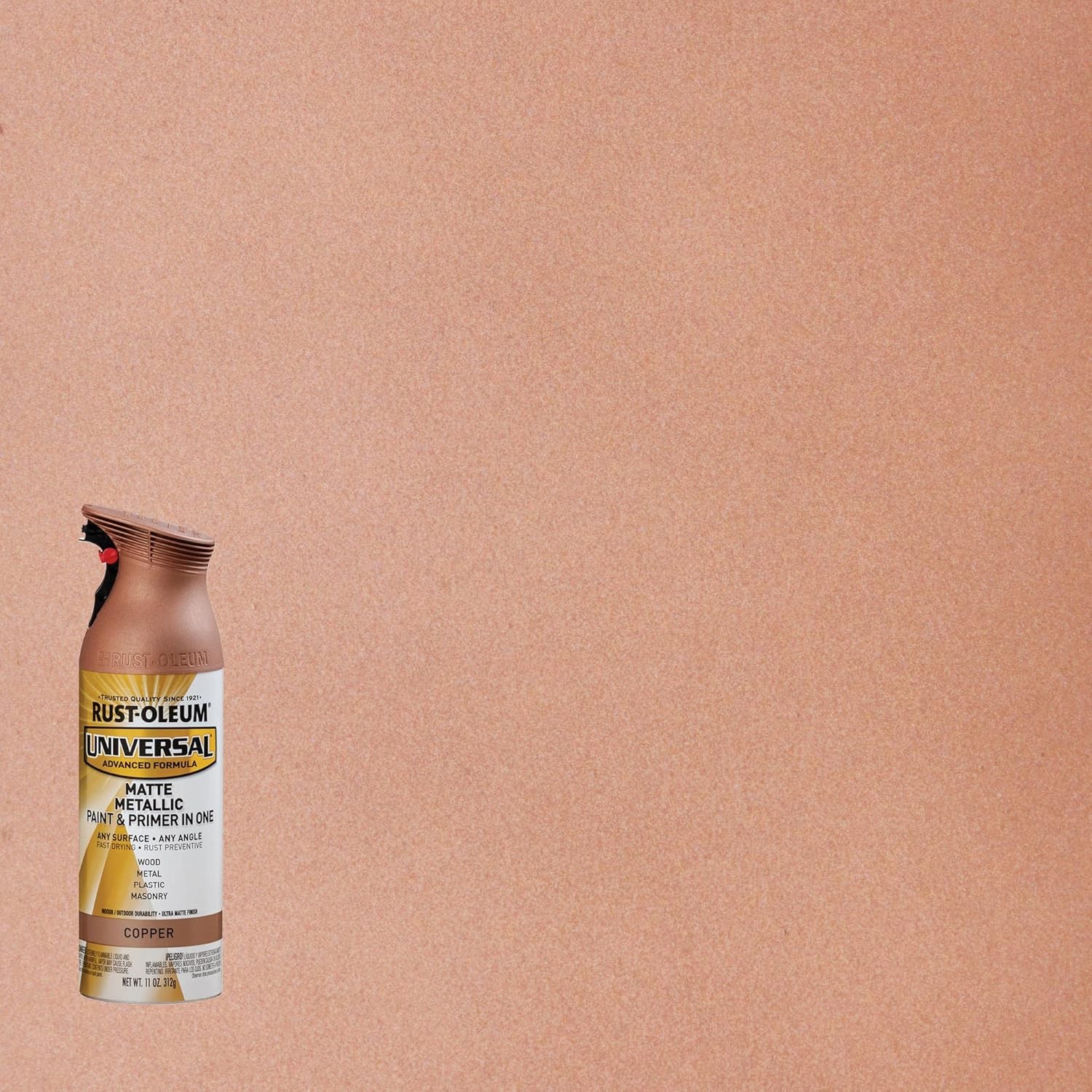 Rust-Oleum 365352-6PK Universal All 11 Ounce (Pack of 6), Matte Copper 