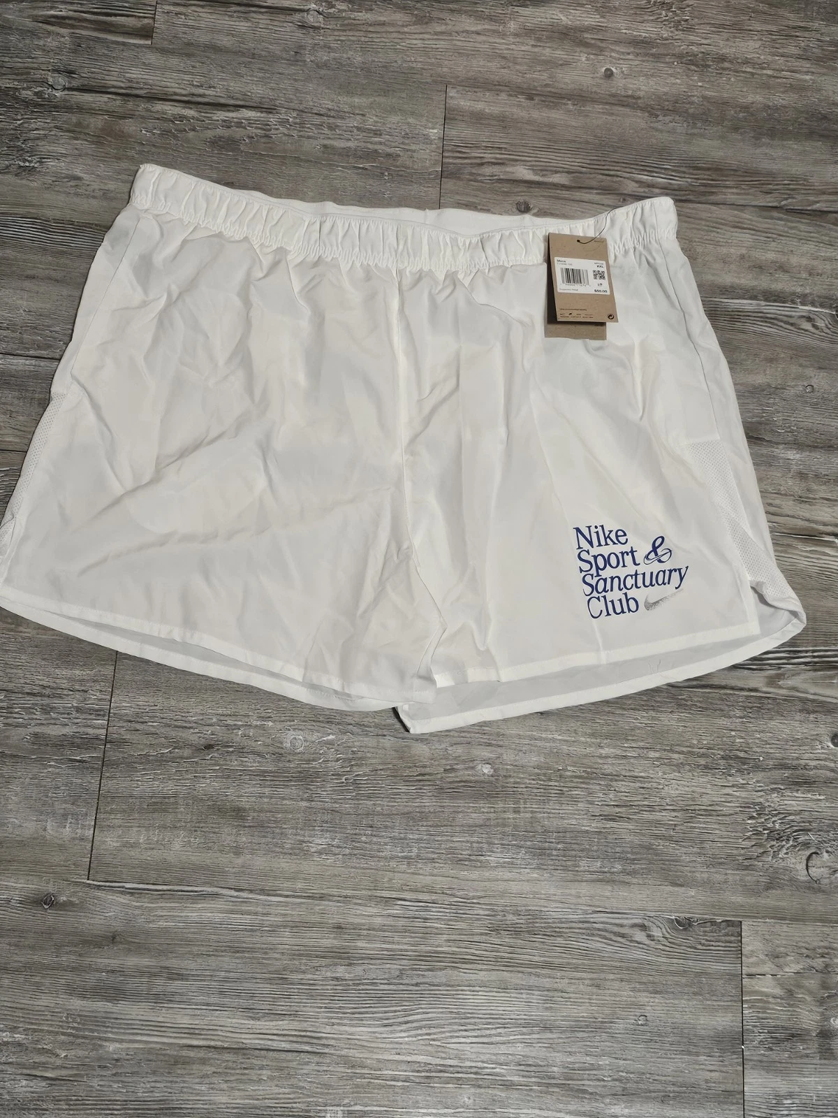 NIKE CHALLENGER 5’ RUNNING SHORTS FJ1638-100 WHITE MEN’S SIZE XXL