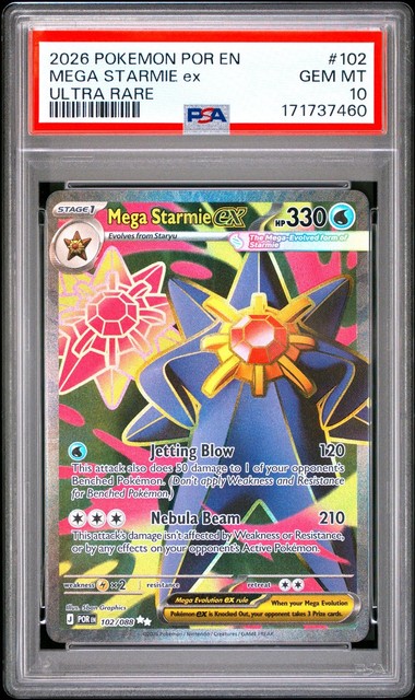 Mega Starmie ex #102 (Perfect Order)