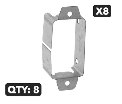 8-PACK LOT RACO 976 Add-A-Depth Ring 3''x2'' Electrical Switch Outlet adjustable