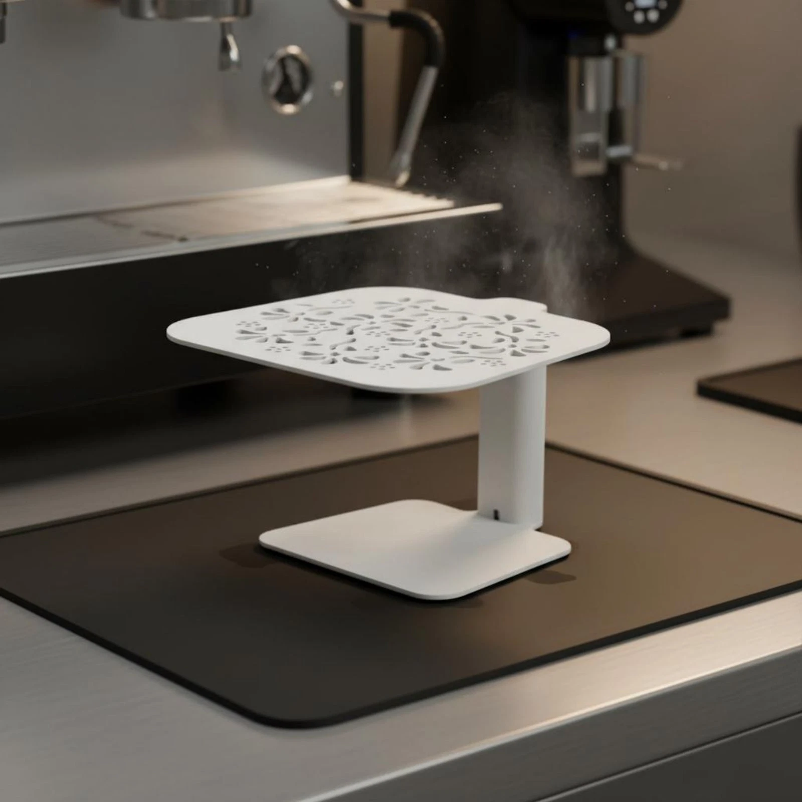 Espresso Machine Scale Stand Space-Saving Adjustable Extraction Stand