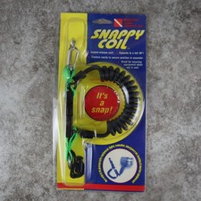 Scuba Diving Snappy Coil Lanyard 36in Metal Clip Quick Release Gear Tether Strap