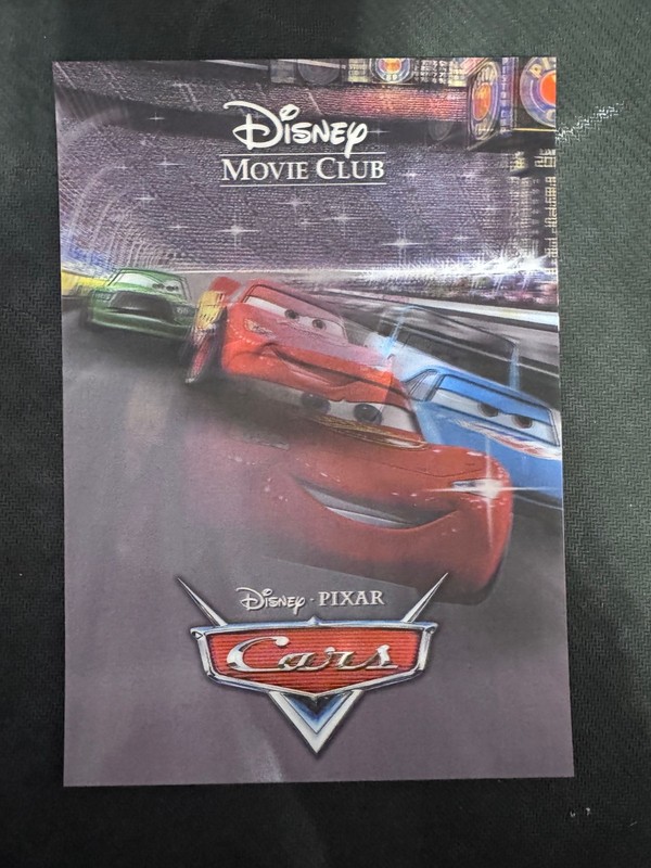 PIXAR CARS Disney Movie Club DMC Exclusive RARE Lenticular Card