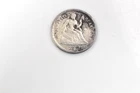 1872 P Silver Seated Liberty Half Dime
