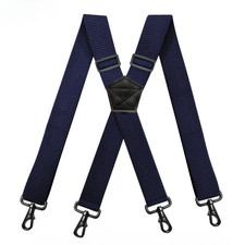 3.8Cm Suspenders Work Trousers Elastic Braces Framing X-shaped Adjustable Belt