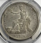 1874 CC Trade Dollar PCGS XF40