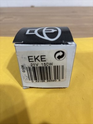 5x GE Halogen Reflector Lamps EKE, 35200, 150W, 21V, MR16, 2 PIN, Quartz Bulb