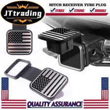 American Flag Towing Hitch Receiver Tube Plug Cover Cap Car Exterior Accessories