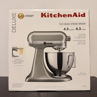 KitchenAid Deluxe Stand Mixer 4.5qt -Silver - (KSM97CU)  Open Box NEVER USED