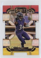2023 Panini Select Concourse Red & Yellow Prizm Die-Cut Keaton Mitchell #10 0u9w