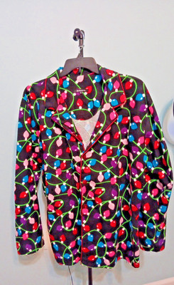 #FollowMe Christmas Lights Pajamas Sz XL  Comfort Warm Grannycore  100% Cotton