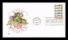 US COVER LOVE 20C FIRST DAY ISSUE COVER CRAFT CACHET INSERT