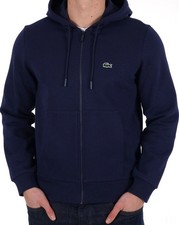 Image of Lacoste Zip Through Hoodie Navy