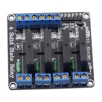 4 Kanal Solid State Relais Modul 5V/230VAC High Level Arduino, Raspberry, Avr