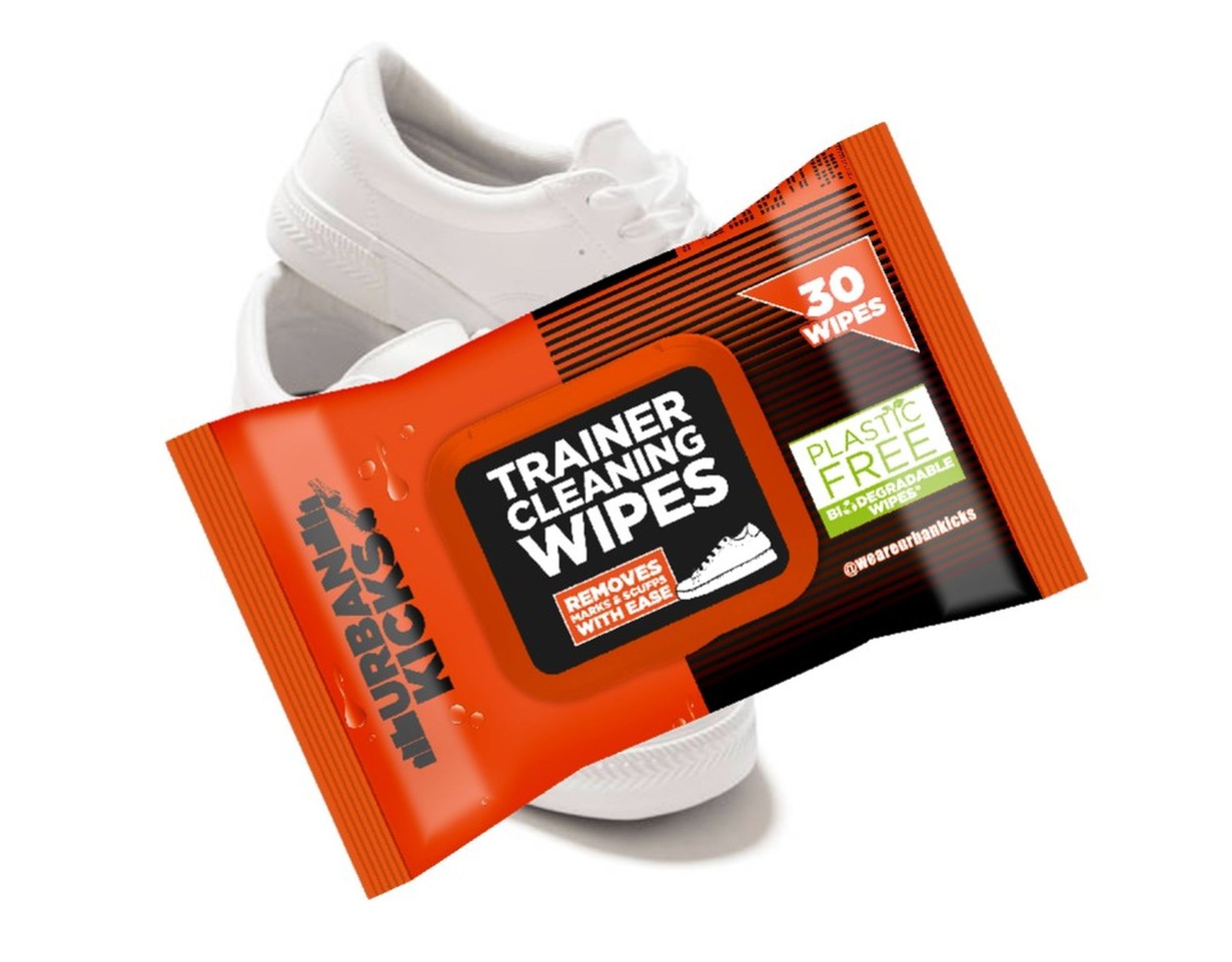 30x Urban Kicks Trainer Sneakers Cleaning Wipes Marks Scruffs Remover Shoe Care - Image 3