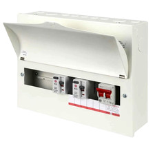 Wylex NMRS10SSLMHIA 10 Way Consumer Unit with 100A Main Switch & 2 x 80A RCD