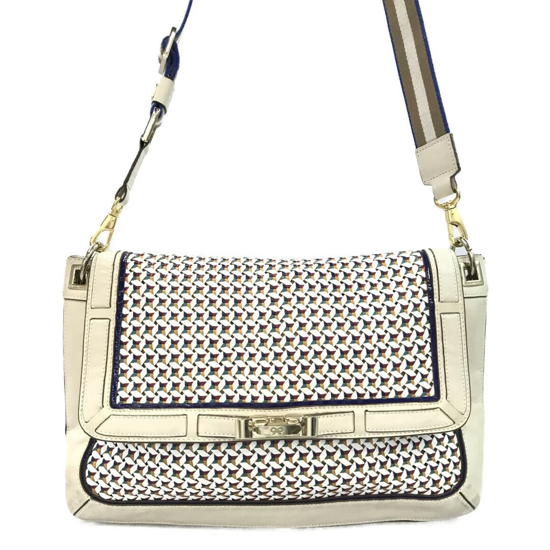 Borsa pochette Anya Hindmarch 2way tracolla donna dettagli danni per favore
