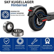 SKF Ninebot Max G2 G2D Kugellager für Hinter...