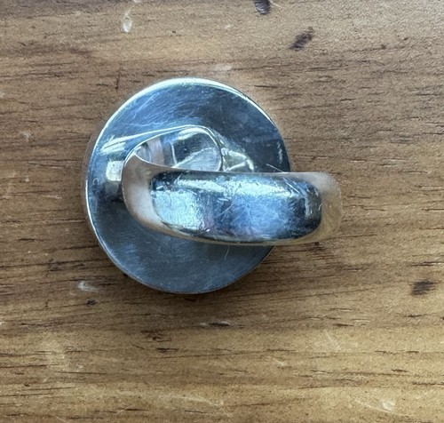 Charles Albert Ring grau Perlen verstellbar Band Sterlingsilber 1 Stück - Bild 4 von 10