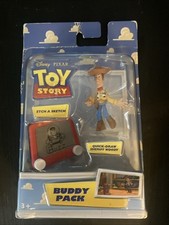 Disney Toy Story Buddy Pack Etch A Sketch, Quick Draw Sheriff Woody Mini Figures