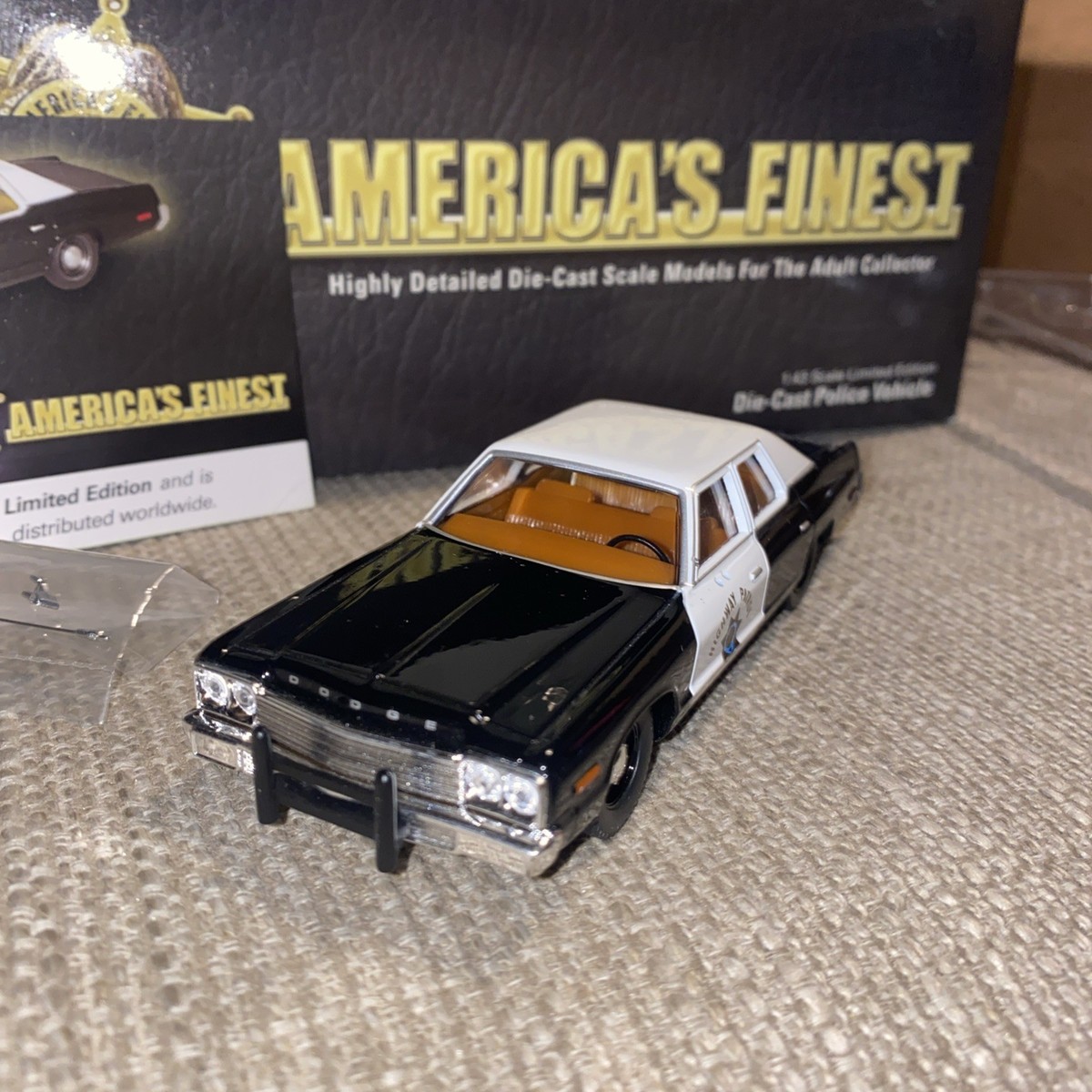 Dodge Monaco Police Cruiser “CHiPs”, 1/43, CORGI no. US06005, LEd
