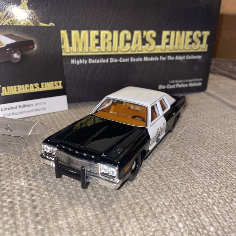 Dodge Monaco Police Cruiser “CHiPs”, 1/43, CORGI no. US06005, LEd - Image 2 of 4