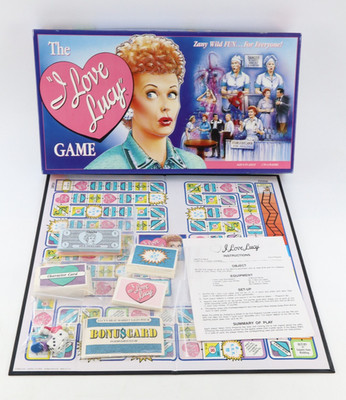 Vtg 1990 I Love Lucy Board Game  Talicor 100% Complete