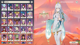 Genshin Impact AR 60 America - Zibai - Hu Tao C1 - Neuvitelle - Kinich - Raiden