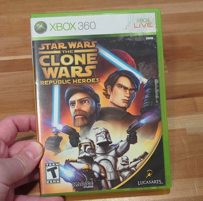 LucasArts Star Wars: The Clone Wars Republic Heroes Xbox 360 Manual Included
