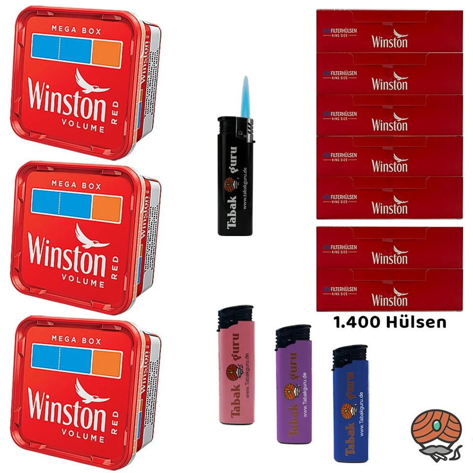 Winston Volume Tobacco Classic Mega Box 185g