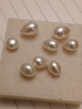 20 ct  Cultured  Pearls Loose With Holes  mixed sizes mixed colours 