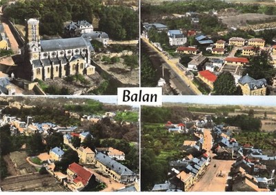 08 Balan Aj #MK119 Souvenir Multi Ansichten Luft Cites Beauregard Platz Mair