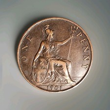 1901 Victoria Penny - VF