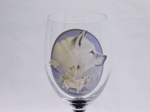 5 Wine Glasses Wolves Guardian of the Wild Collector Series Bradford Exchange - Picture 9 of 15