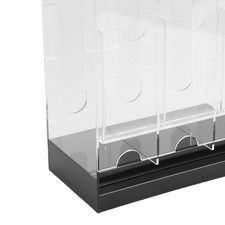 3 Slot Booster Pack Dispenser Acrylic Card Pack Display Holder Organizer