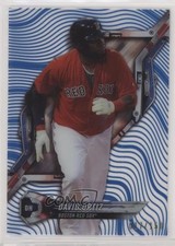 2018 High Tek Pattern 1 Waves/Diagonals Blue Rainbow Foil David Ortiz HOF 4k8