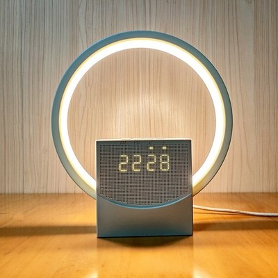 White Noise Alarm Clock Lamp Sleep Light Touch Wake Small Night Lamp