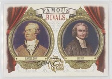 2022 Topps Allen & Ginter Famous Rivals Aaron Burr Alexander Hamilton #FR-1 0l8p