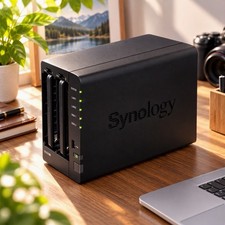 Synology DS220+ 2-Bay NAS Diskless Untested No Power Adapter AS-IS Parts Repair