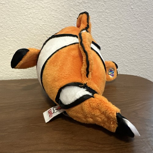 Ganz Webkinz Clown Fish Plush Stuffed Animal Pet Nemo Orange Cute HM219 No code - Picture 4 of 6