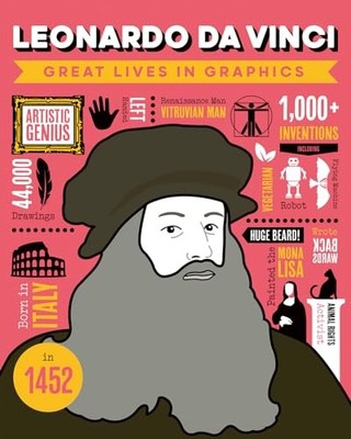 Großes Leben in Grafik: Leonardo Da Vinci (Großes Leben in... - Knopfbücher