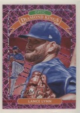 2020 Panini Donruss Optic Diamond Kings Pink Velocity Prizm /199 Lance Lynn 0c2y