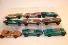 9 Vintage Hot Wheels Redline Cars TORERO / TWINMILL / TURBOFIRE / SPLITTIN IMAGE