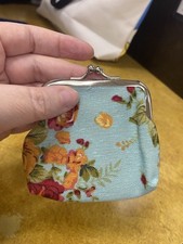 Small Floral Fabric Coin Purse