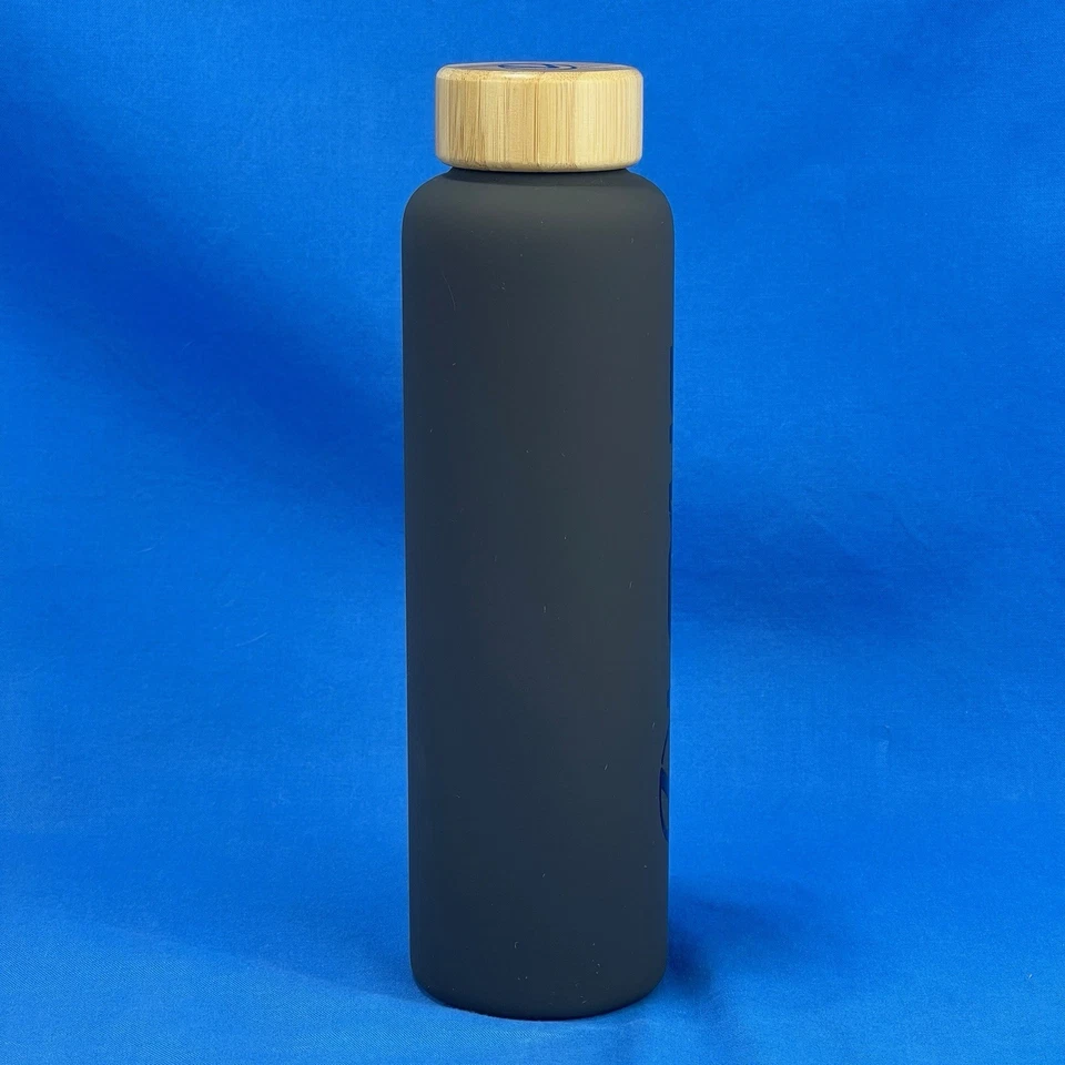 Lexus H2GO Glass Water Bottle w/Rincon Bamboo Cap - Dark Grey - Free Shipping - Image 4 of 4