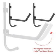 2x Kayak Hanger, Wall Mount, Foldable Kayak Storage Hook,