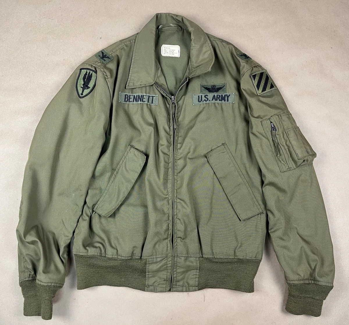 Flyers Jacket In Military Original Period Items (1976-1989) for