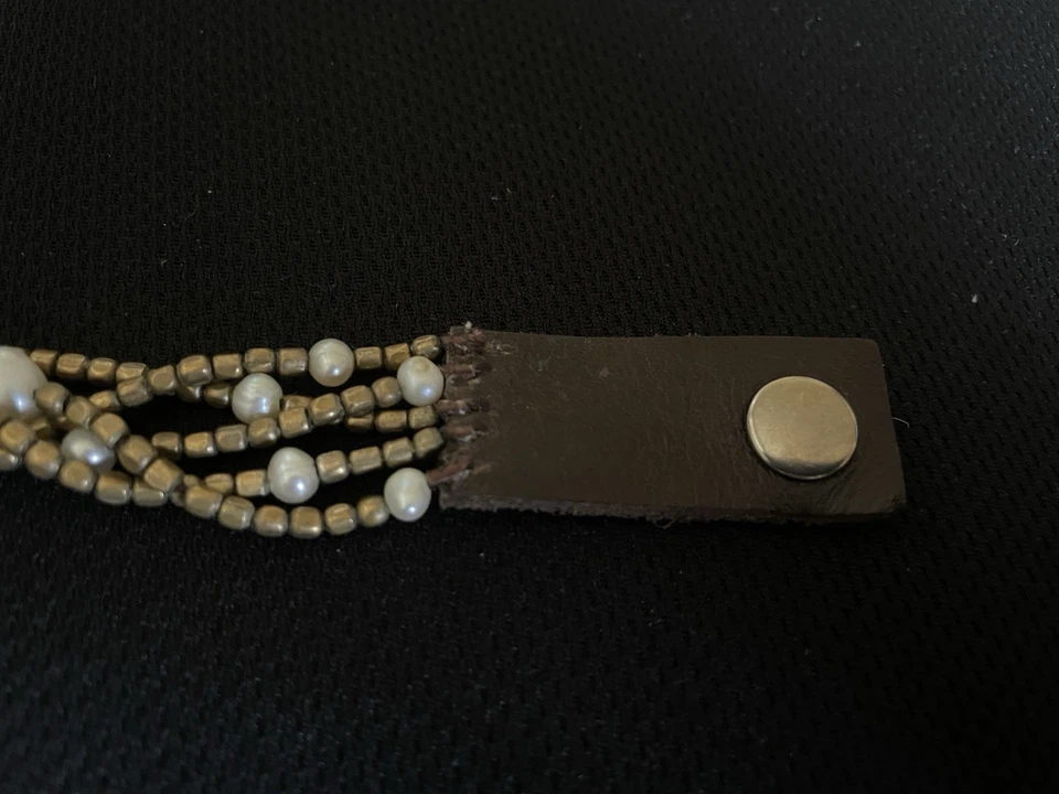 Precio de venta sugerido por el fabricante $39 Lucky Brand 5 hilos pulsera bohemia micro cuentas imitación perlas AGOTADO Foto 4 de 4