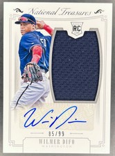 2015 Panini National Treasures 85/99 Wilmer Difo #175 Auto RC RPA Nationals